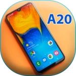 galaxy a20 themes android application logo